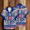 Chicago Cubs Team Logo Colorful Pattern Hawaiian Shirt And Short