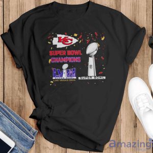 Chiefs Super Bowl Champions LVIII Las Vegas 2024 shirt - Black T-Shirt