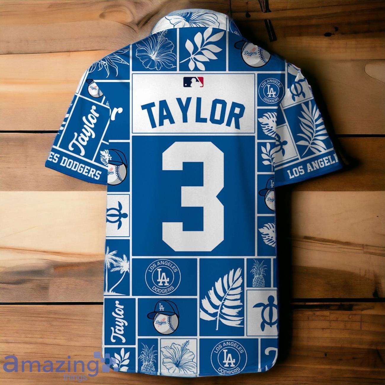 Chris Taylor Los Angeles Dodgers MLB Square Hawaiian Shirt And Short image Chris Taylor Los Angeles Dodgers MLB Square Hawaiian Shirt And Short Product Photo 4