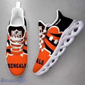 Cincinnati Bengals Custom Name Max Soul Shoes Trending Sneakers For Fans Product Photo 4