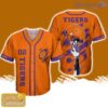 Clemson Tigers Personalized Button Baseball Jersey Shirt Unisex Brush Pattern
