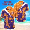 Clemson Tigers Star Tropical Flower 3D Printed Hawaiian Shirt Personalized Name