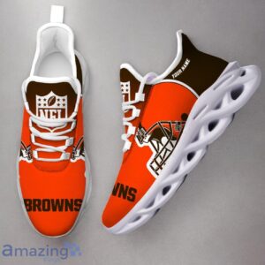 Cleveland Browns Custom Name Max Soul Shoes Trending Sneakers For Fans Product Photo 2