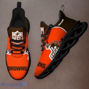 Cleveland Browns Custom Name Max Soul Shoes Trending Sneakers For Fans Product Photo 3