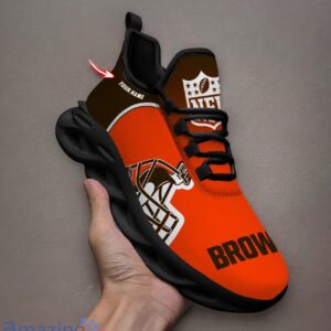 Cleveland Browns Custom Name Max Soul Shoes Trending Sneakers For Fans Product Photo 4