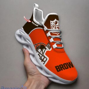 Cleveland Browns Custom Name Max Soul Shoes Trending Sneakers For Fans Product Photo 1