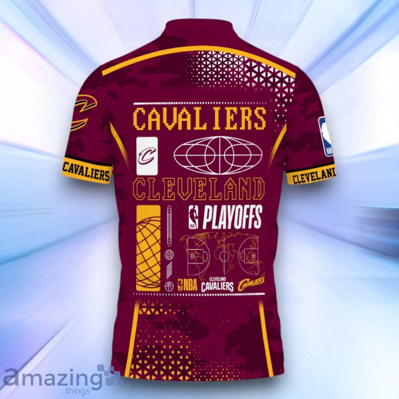 Cleveland Cavaliers Style NBA Playoffs New Design Basketball 2024 Polo Shirt image Cleveland Cavaliers Style NBA Playoffs New Design Basketball 2024 Polo Shirt Product Photo 3