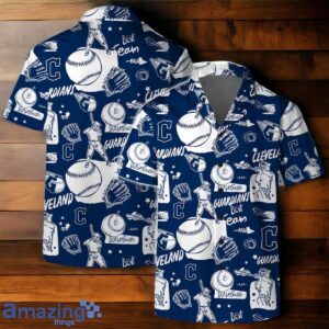 Cleveland Guardians MLB Logo Legend Team Hawaiian Shirt And Short Product Photo 2