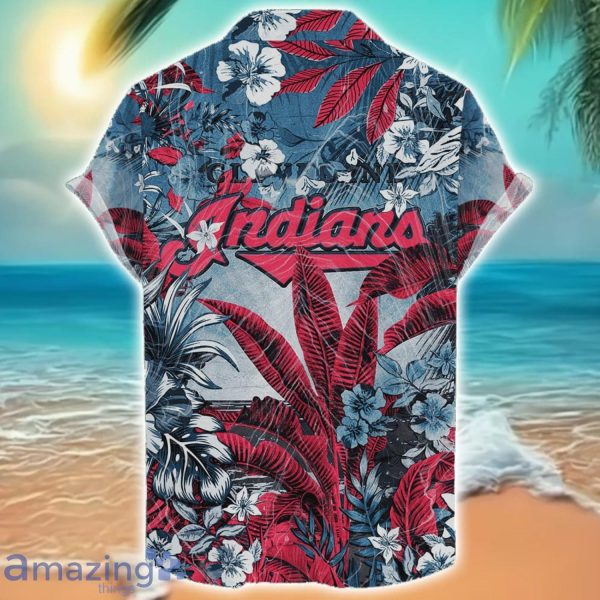 Cleveland Guardians Tropical Skull Halloween 3D Hawaiian Shirt For Men Women MLB Fans Product Photo 2