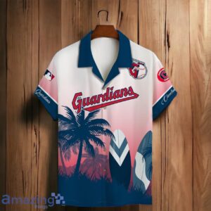 Cleverland Guardians MLB Summer Tropical Coconut Hawaiian Shirt And Short Product Photo 3