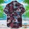 Colorado Avalanche Coffee Hat and Logo Pattern Hawaiian Shirt Father’s Day Gift NHL Team