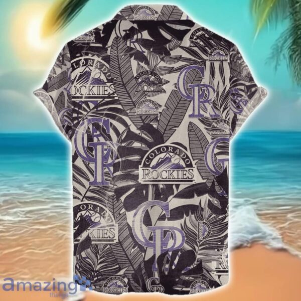 Colorado Rockies 3D Hawaiian Shirt Retro Logo Revolution MLB New Design Summer Gift For Men Women Product Photo 2