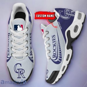 Colorado Rockies MLB Air Cushion Sport Shoes Custom Name For Fans Trending Gift Shoes Product Photo 2