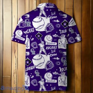 Colorado Rockies MLB Logo Legend Team Hawaiian Shirt And Short Product Photo 4