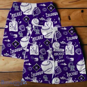 Colorado Rockies MLB Logo Legend Team Hawaiian Shirt And Short Product Photo 1