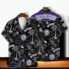 Colorado Rockies MLB Team Logo Beachscape Design Hawaiian Shirt And Short