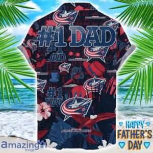 Columbus Blue Jackets Coffee Hat and Logo Pattern Hawaiian Shirt Father’s Day Gift NHL Team image Columbus Blue Jackets Coffee Hat and Logo Pattern Hawaiian Shirt Father’s Day Gift NHL Team Product Photo 2