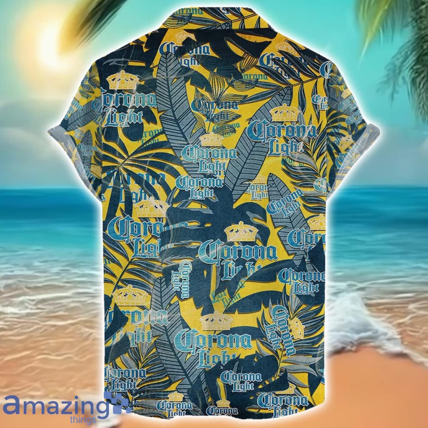Corona Light Beer Retro Logo 3D Hawaiian Shirt Gift For Men And Women image Corona Light Beer Retro Logo 3D Hawaiian Shirt Gift For Men And Women Product Photo 2