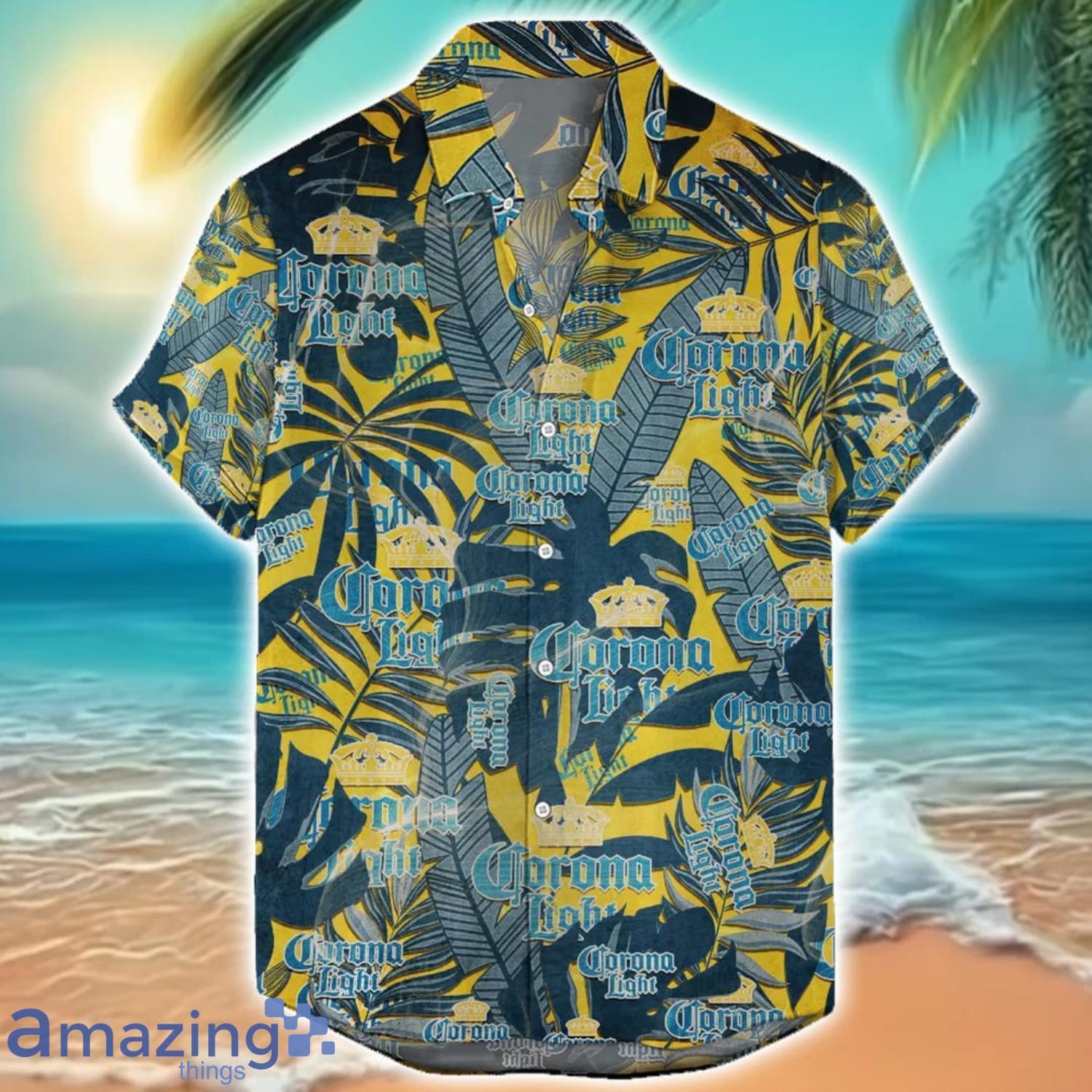 Corona Light Beer Retro Logo 3D Hawaiian Shirt Gift For Men And Women image Corona Light Beer Retro Logo 3D Hawaiian Shirt Gift For Men And Women Product Photo 1