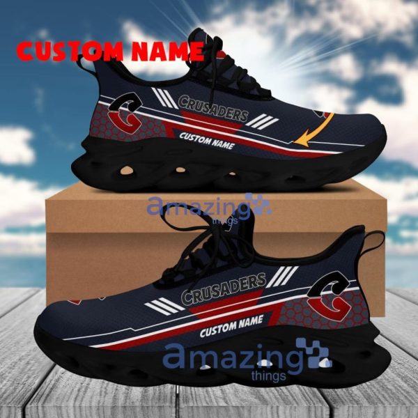 Crusaders Logo Brand Clunky Max Soul Shoes Pattern Modern Footwear Trend For Men And Women Custom Name Product Photo 1