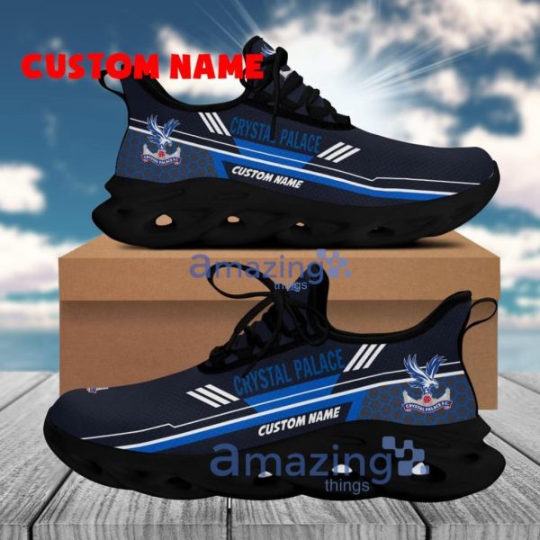 Crystal Palace F.C Logo Brand Clunky Max Soul Shoes Pattern Modern Footwear Trend For Men And Women Custom Name Product Photo 1