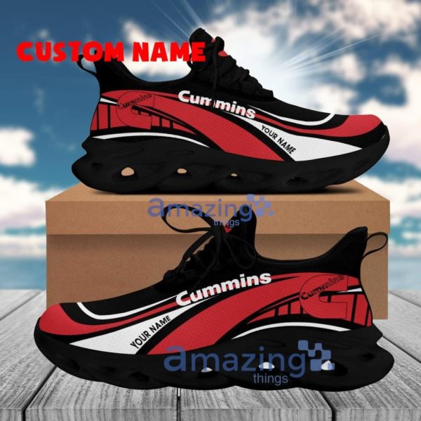 Cummins Logo Brand Clunky Max Soul Shoes Trendsetting Kicks For Big Fans Custom Name Product Photo 1