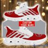 Custom Name Mercedes Benz Red Striped Max Soul Sneakers For Men Women  Running Shoes