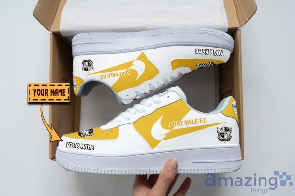 Port Vale Air Force Shoes Custom Name Men Women Gift AF1 Shoes Product Photo 1