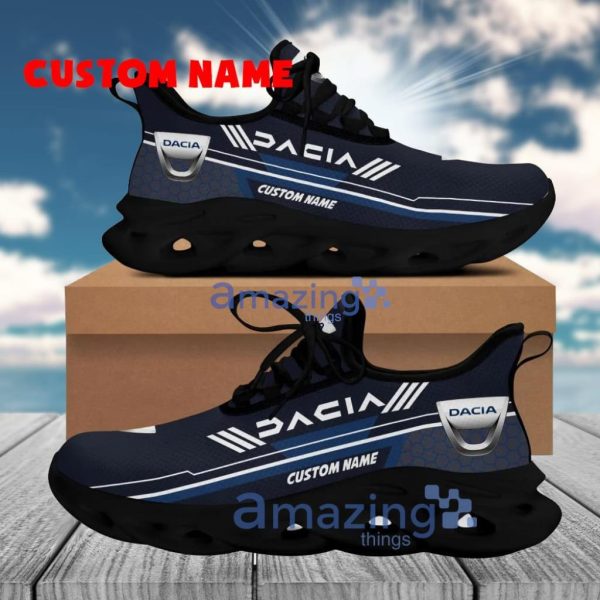 Dacia Logo Brand Clunky Max Soul Shoes Pattern Modern Footwear Trend For Men And Women Custom Name Product Photo 1