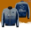 Dallas Cowboys AOP Sleeve Pocket Bomber Jacket Hot Style 3D Printing
