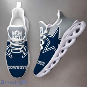Dallas Cowboys Custom Name Max Soul Shoes Trending Sneakers For Fans Product Photo 2