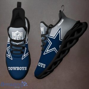 Dallas Cowboys Custom Name Max Soul Shoes Trending Sneakers For Fans Product Photo 3