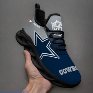 Dallas Cowboys Custom Name Max Soul Shoes Trending Sneakers For Fans Product Photo 4