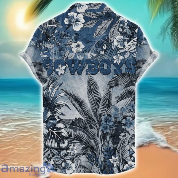 Dallas Cowboys Tropical Skull Halloween 3D Hawaiian Shirt For Men Women NFL Fans Product Photo 2