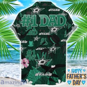 Dallas Stars Coffee Hat and Logo Pattern Hawaiian Shirt Father’s Day Gift NHL Team image Dallas Stars Coffee Hat and Logo Pattern Hawaiian Shirt Father’s Day Gift NHL Team Product Photo 2