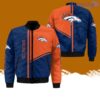 Denver Broncos All-Over-Print Bomber Jacket Hot Style 3D Printing