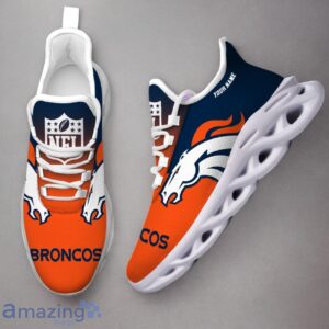Denver Broncos Custom Name Max Soul Shoes Trending Sneakers For Fans Product Photo 2