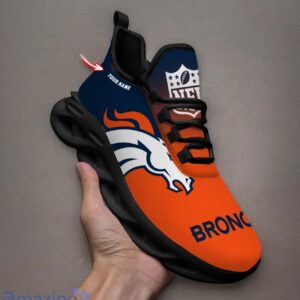 Denver Broncos Custom Name Max Soul Shoes Trending Sneakers For Fans Product Photo 4