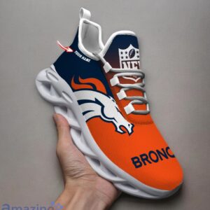 Denver Broncos Custom Name Max Soul Shoes Trending Sneakers For Fans Product Photo 1