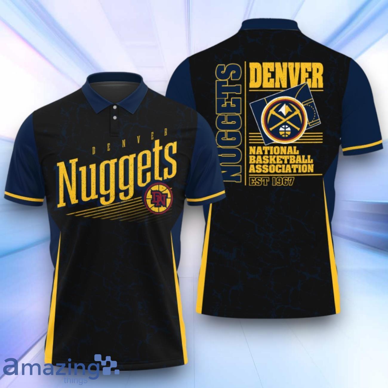 Denver Nuggets Style NBA Playoffs New Design Basketball 2024 Polo Shirt Men Women image Denver Nuggets Style NBA Playoffs New Design Basketball 2024 Polo Shirt Men Women Product Photo 1