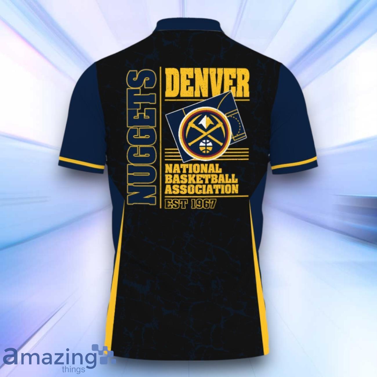 Denver Nuggets Style NBA Playoffs New Design Basketball 2024 Polo Shirt Men Women image Denver Nuggets Style NBA Playoffs New Design Basketball 2024 Polo Shirt Men Women Product Photo 3
