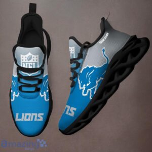Detroit Lions Custom Name Max Soul Shoes Trending Sneakers For Fans Product Photo 3