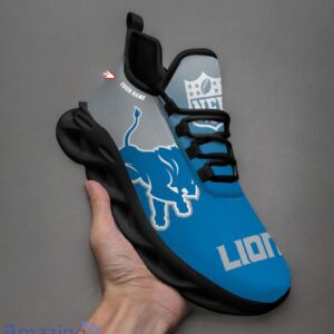 Detroit Lions Custom Name Max Soul Shoes Trending Sneakers For Fans Product Photo 4