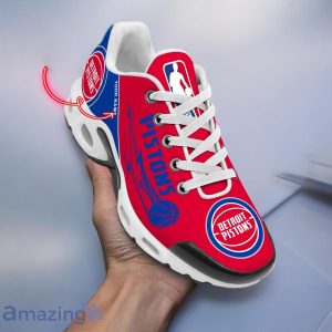 Detroit Pistons NBA Air Cushion Sport Shoes Custom Name 3D For Fans Sport Product Photo 1