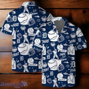 Detroit Tigers MLB Logo Legend Team Hawaiian Shirt And Short Product Photo 2