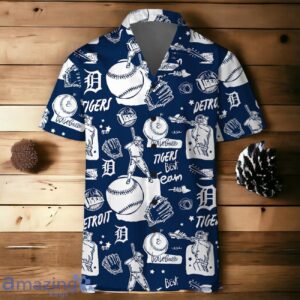 Detroit Tigers MLB Logo Legend Team Hawaiian Shirt And Short Product Photo 3