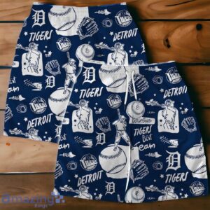 Detroit Tigers MLB Logo Legend Team Hawaiian Shirt And Short Product Photo 1