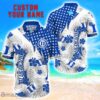 Duke Blue Devils Star Tropical Flower 3D Printed Hawaiian Shirt Personalized Name