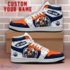 Edmonton Oilers NHL Team Logo Printed Mascot Design Air Jordan Hightop Shoes Custom Name For Fans