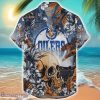 Edmonton Oilers Tropical Skull Halloween 3D Hawaiian Shirt For Men Women NHL Fans